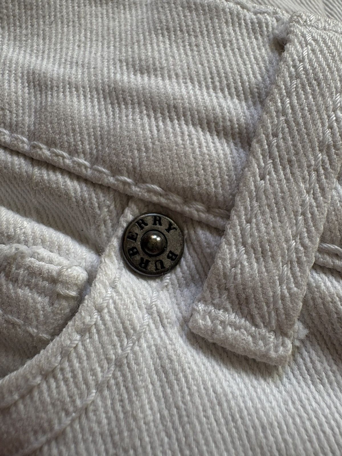 Burberry Vintage Burberry London Nova Check Luxury White Jeans Size 28" / US 6 / IT 42 - 6 Thumbnail