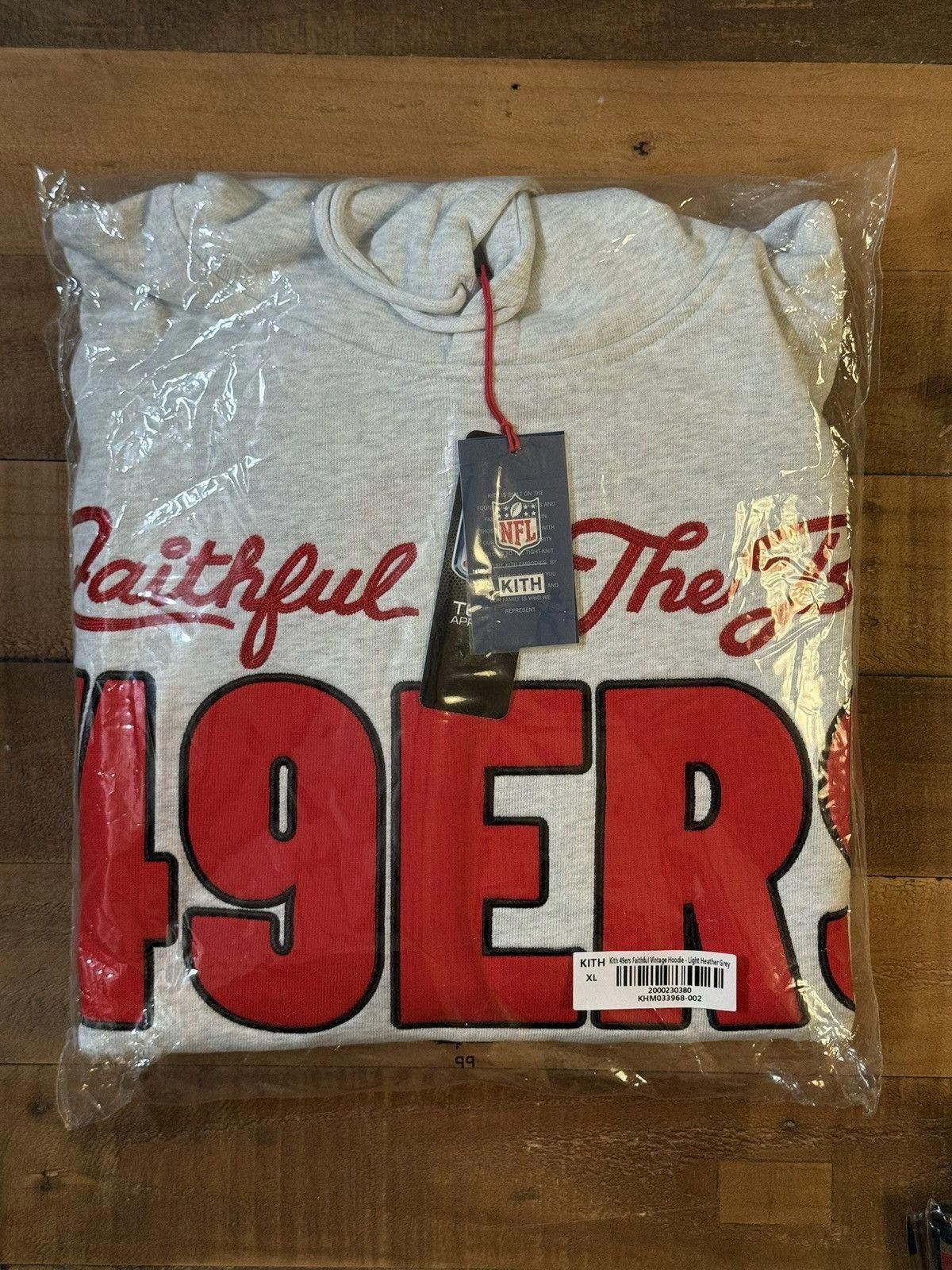 Kith Kith x NFL San Francisco 49ers Faithful Vintage Hoodie XXL Size US XXL / EU 58 / 5 - 11 Thumbnail