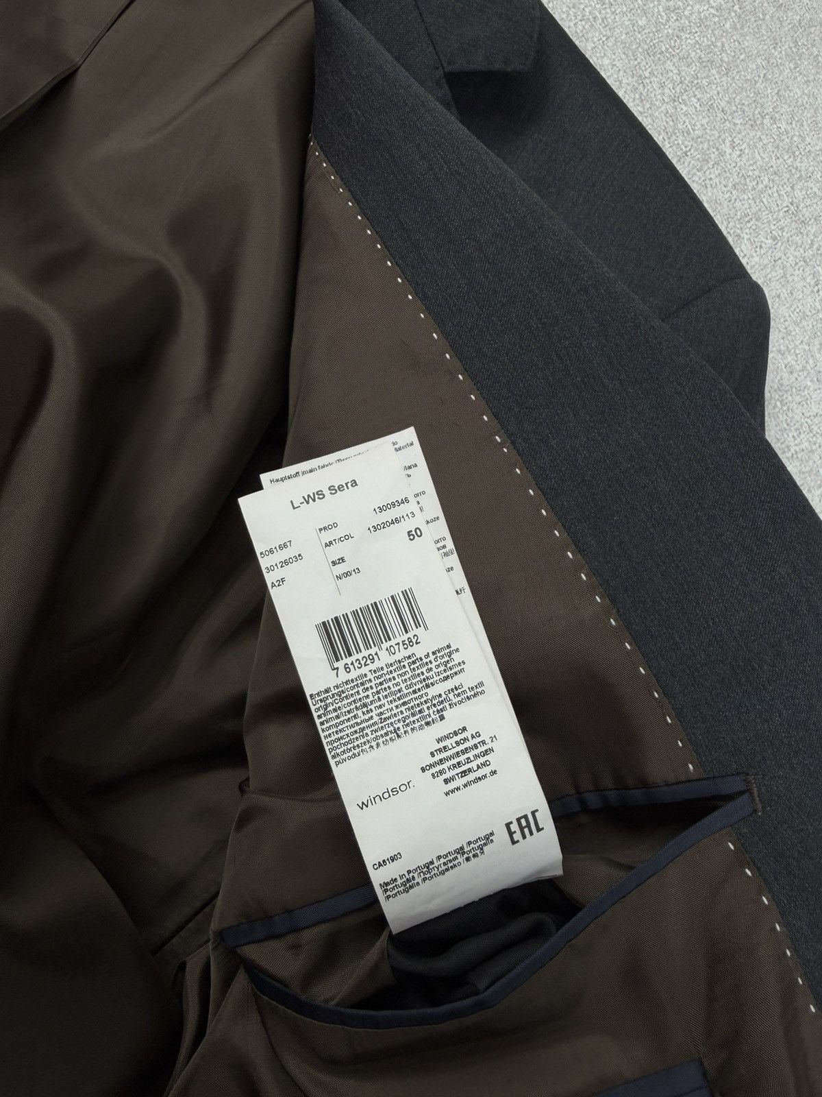 Other Windsor x Loro Piana Super 130’S Wool Blazer Jacket Size 50 Size 40R - 12 Thumbnail