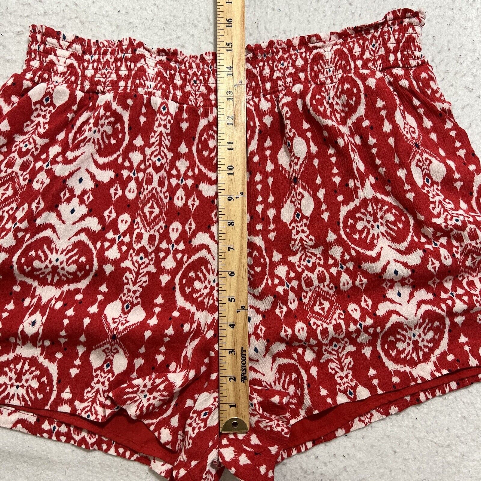 Other Knox Rose Women's XL High Rise Boho 2.5" Inseam Sweat Shorts Size 40" / US 18 - 10 Thumbnail