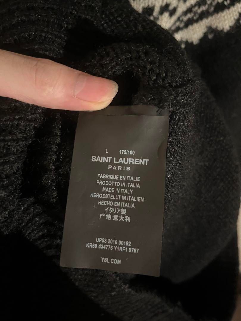 Saint Laurent Paris Saint Laurent - L AW16 hedi slimane knit