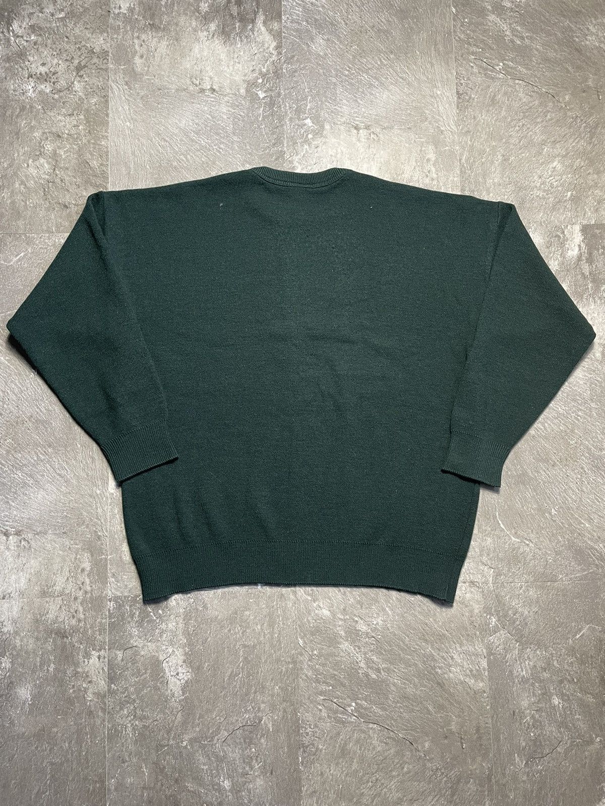 Lacoste Vintage Lacoste Green Sweater Knit Mini Logo Y2K 90s Size US XL / EU 56 / 4 - 4 Thumbnail