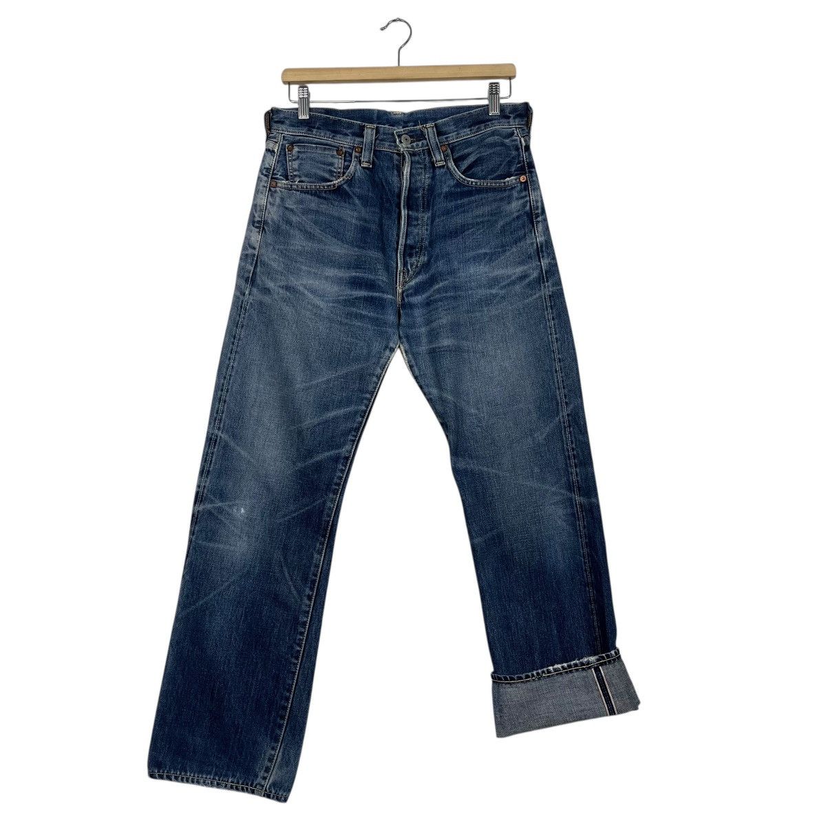 Levi's Vintage Levis Lot 47501 Selvedge Denim Jeans Size US 31 - 12 Thumbnail