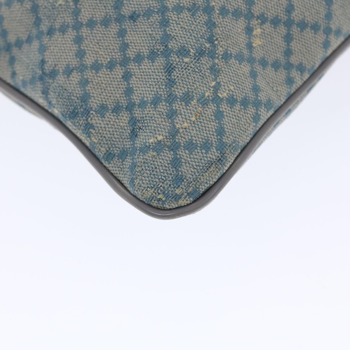 Gucci GUCCI Diamante Shoulder Bag Pvc Leather Light Blue Size ONE SIZE - 14 Thumbnail