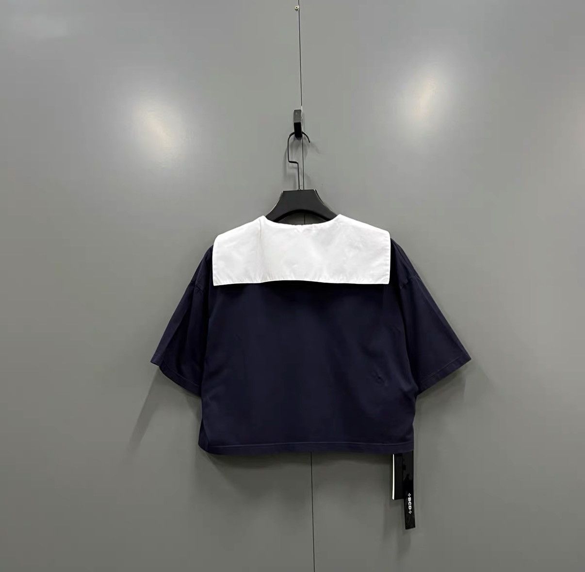 Miu Miu Miu Miu Bow Navy Collar Letter Printed Short Sleeve J41 Size S / US 4 / IT 40 - 3 Thumbnail