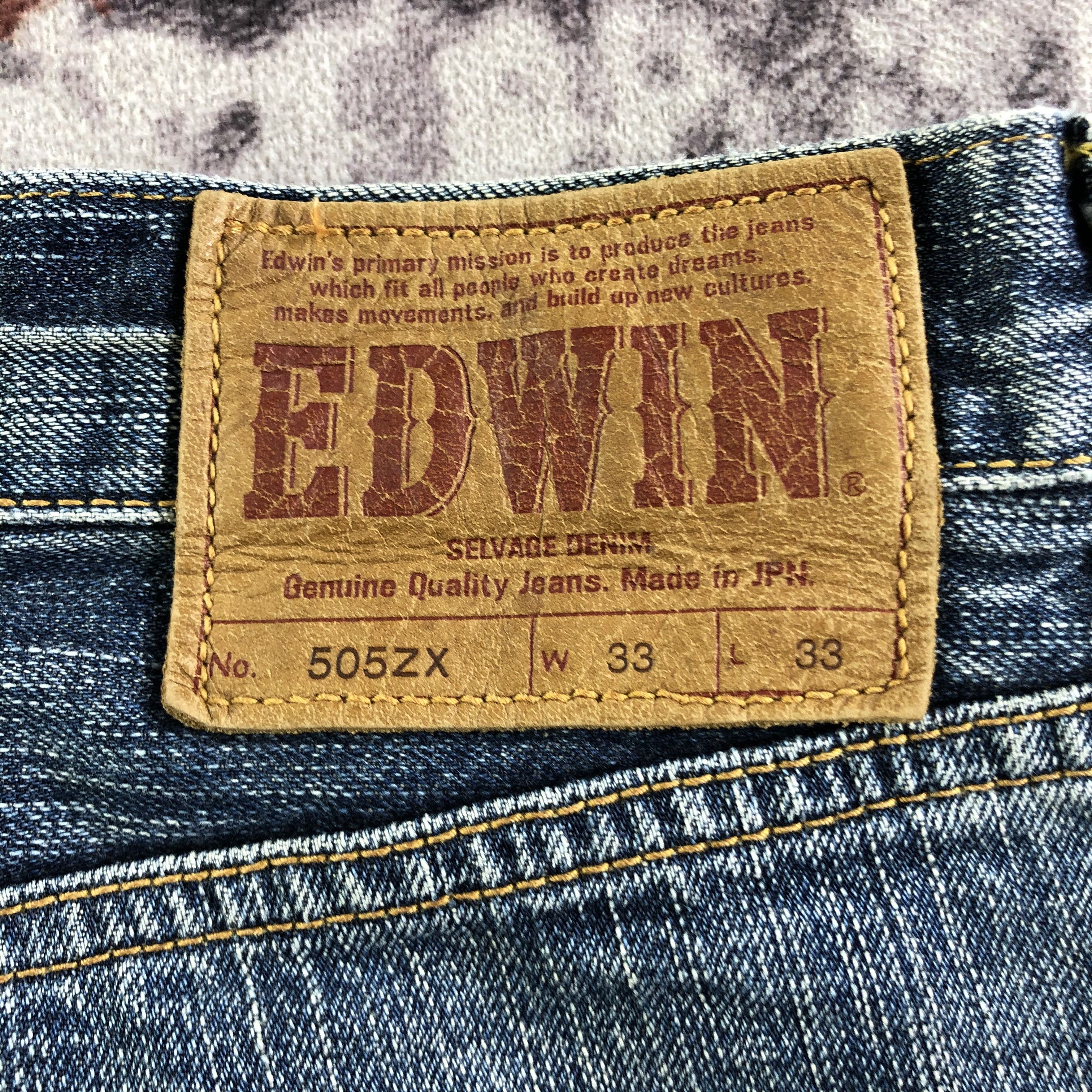 Edwin Vintage Edwin 505 Selvedge Jeans-JM3574 Size US 34 / EU 50 - 6 Thumbnail