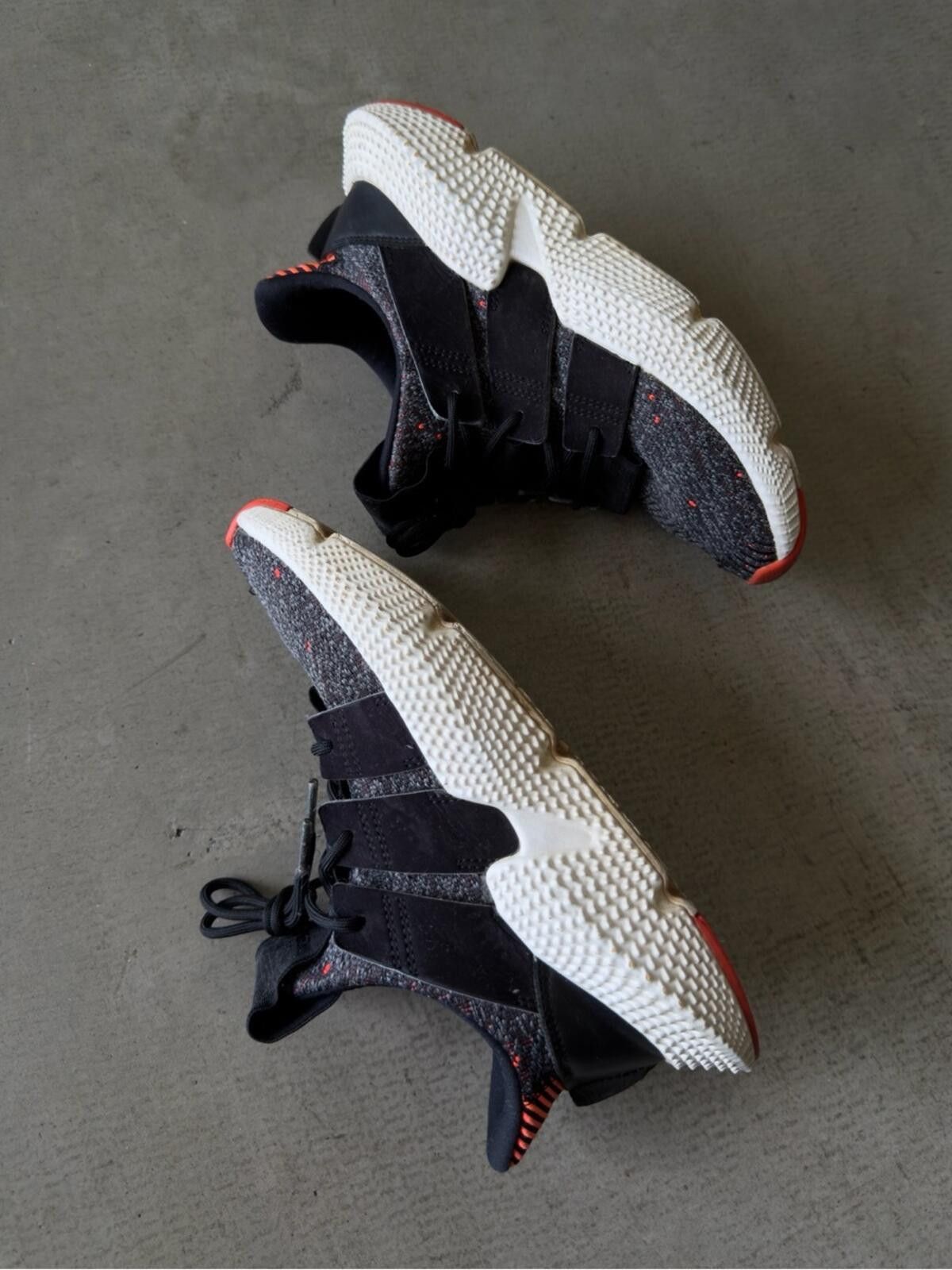 Adidas Adidas Prophere / Knit Sneakers / Black Red Size US 5 / EU 37 - 10 Thumbnail