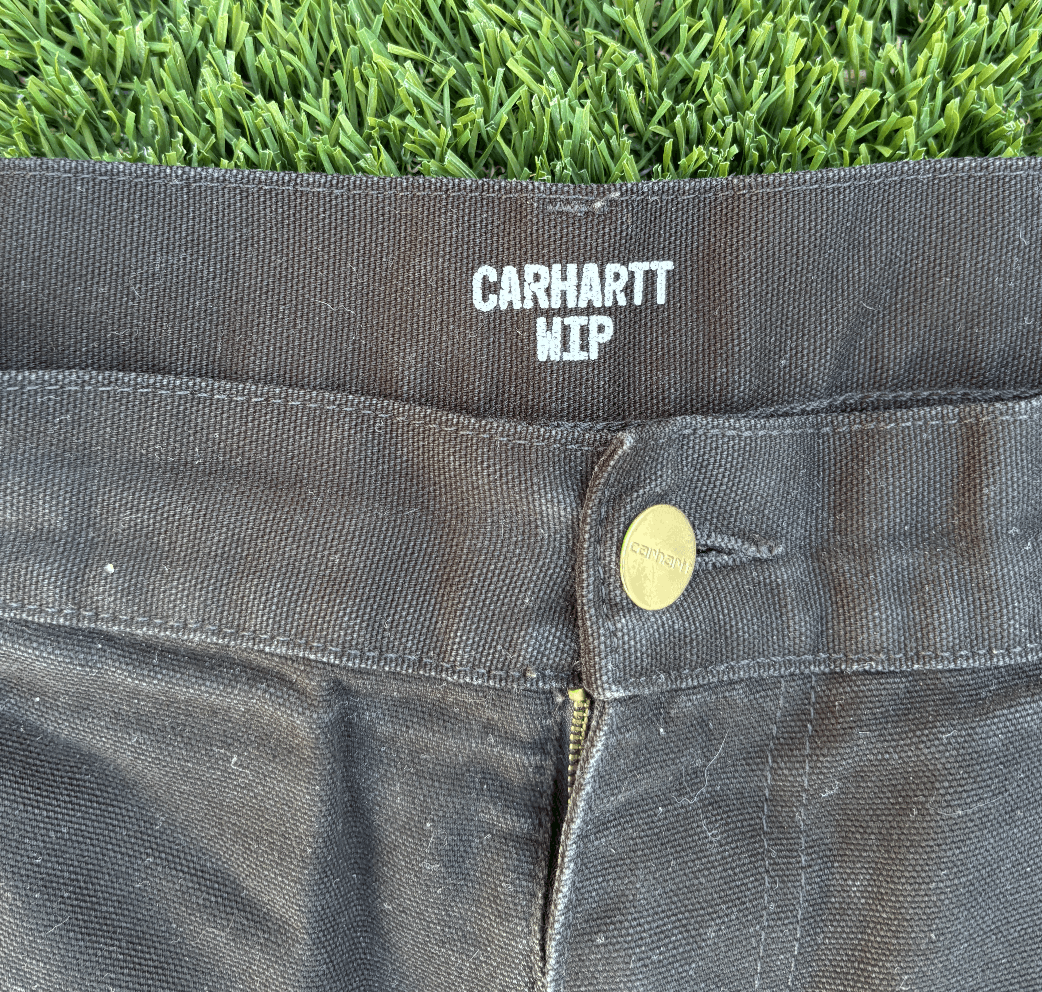 Carhartt Wip CARHARTT WIP DOUBLE KNEE DUCK CANVAS PANTS Size US 32 / EU 48 - 2 Thumbnail