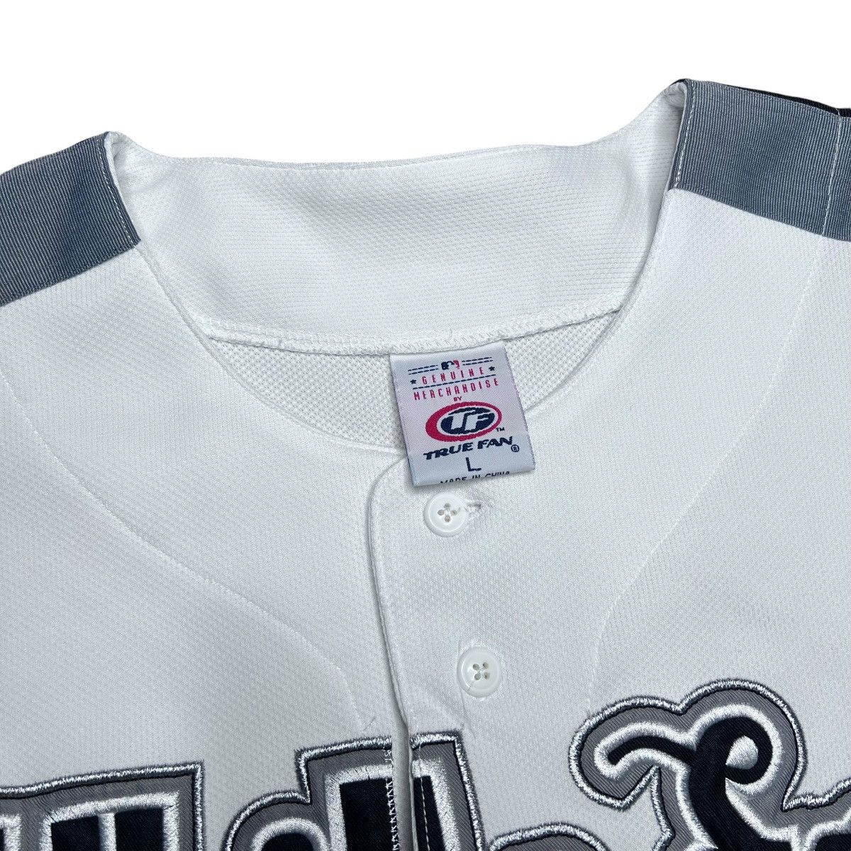 MLB × Vintage Vtg 2000s MLB Chicago White Sox Spell Out True Fan Jersey Size US L / EU 52-54 / 3 - 2 Thumbnail