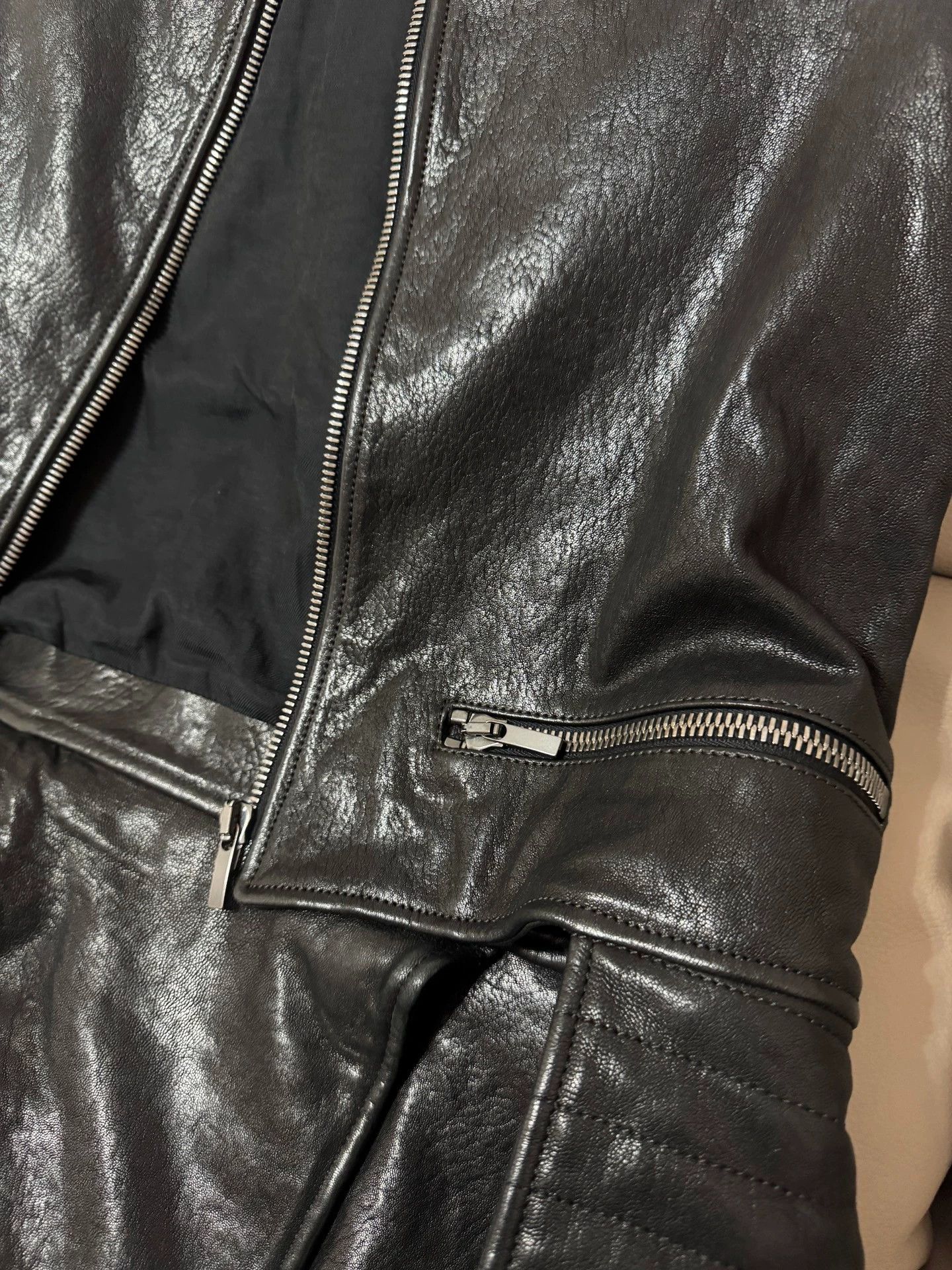 Haider Ackermann Haider Ackermann men's and women's vest/leather jacket. Size US XS / EU 42 / 0 - 6 Thumbnail