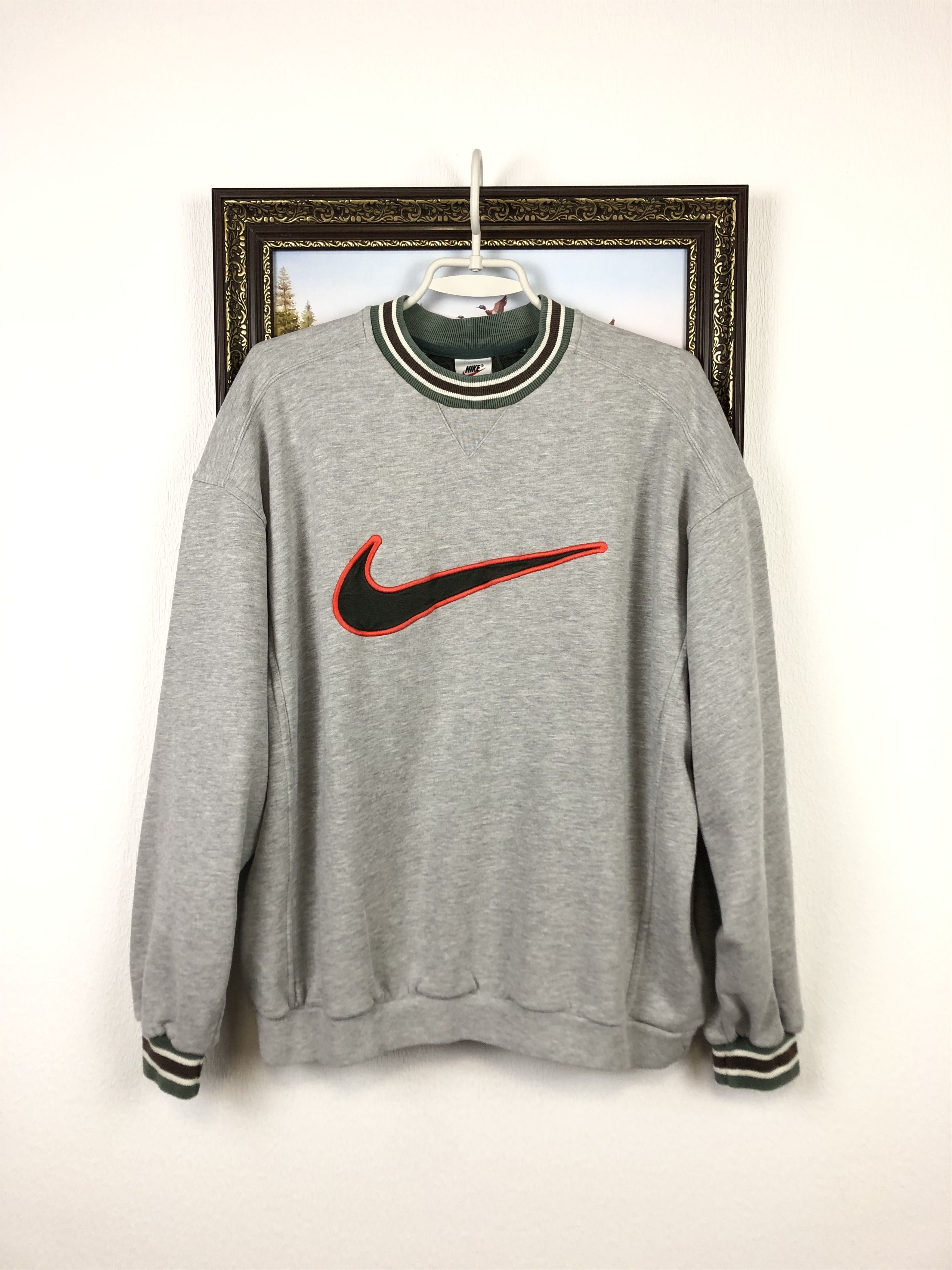 Crewneck Sweatshirt Oversized Nike Vintage Sweatshirt Vintage Nike