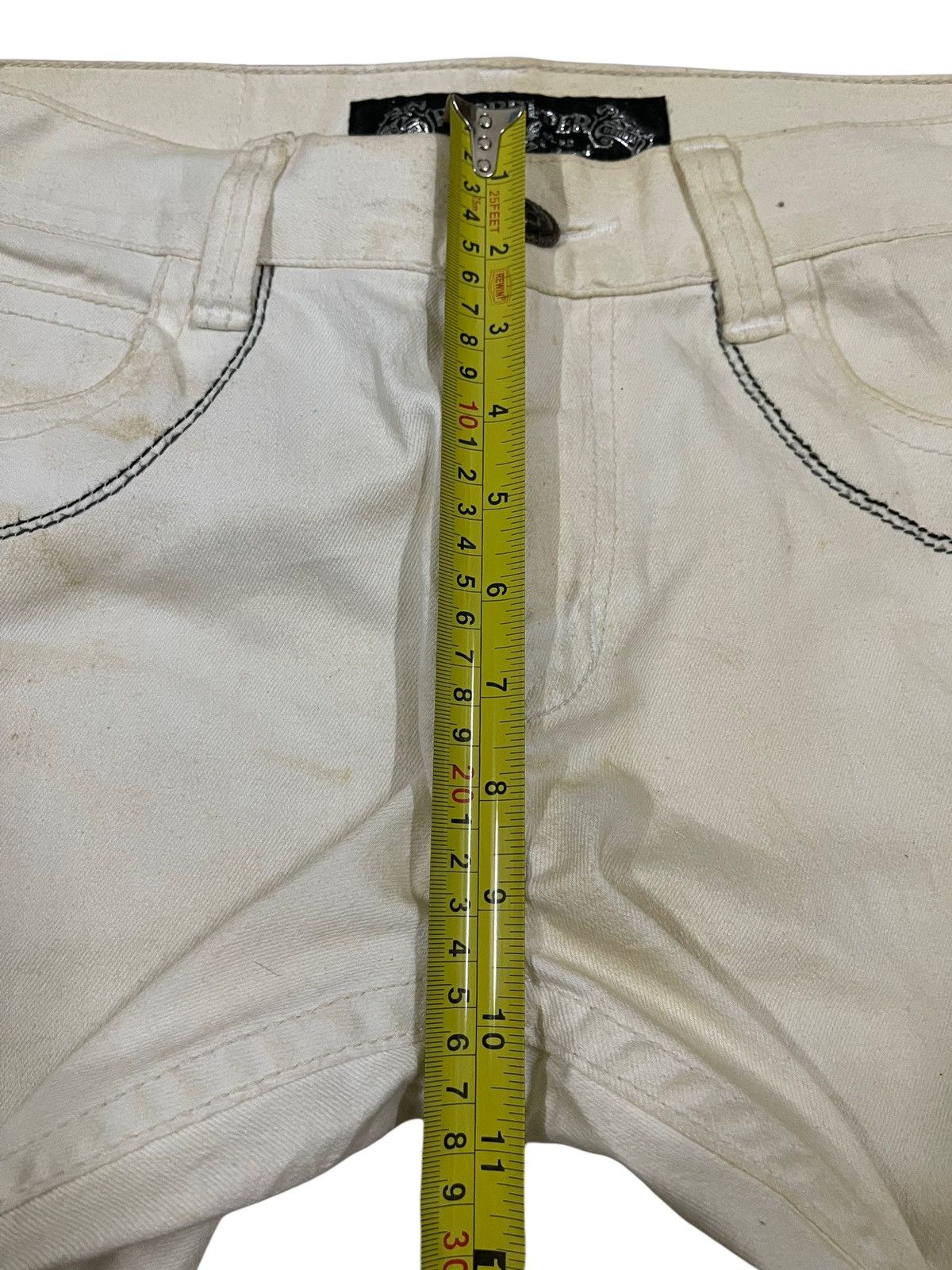 14th Addiction Vintage Japanese Brand Seditionaries Skull Cross Jeans Size US 33 - 15 Thumbnail