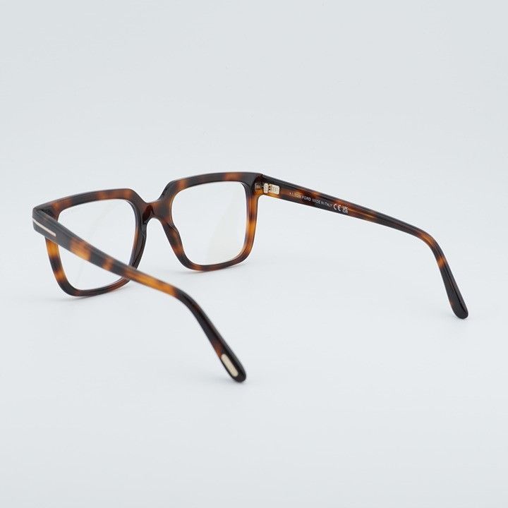 Tom Ford Tom Ford FT5889-B 053 Eyeglasses Havana 53mm Square Frame Size ONE SIZE - 3 Thumbnail