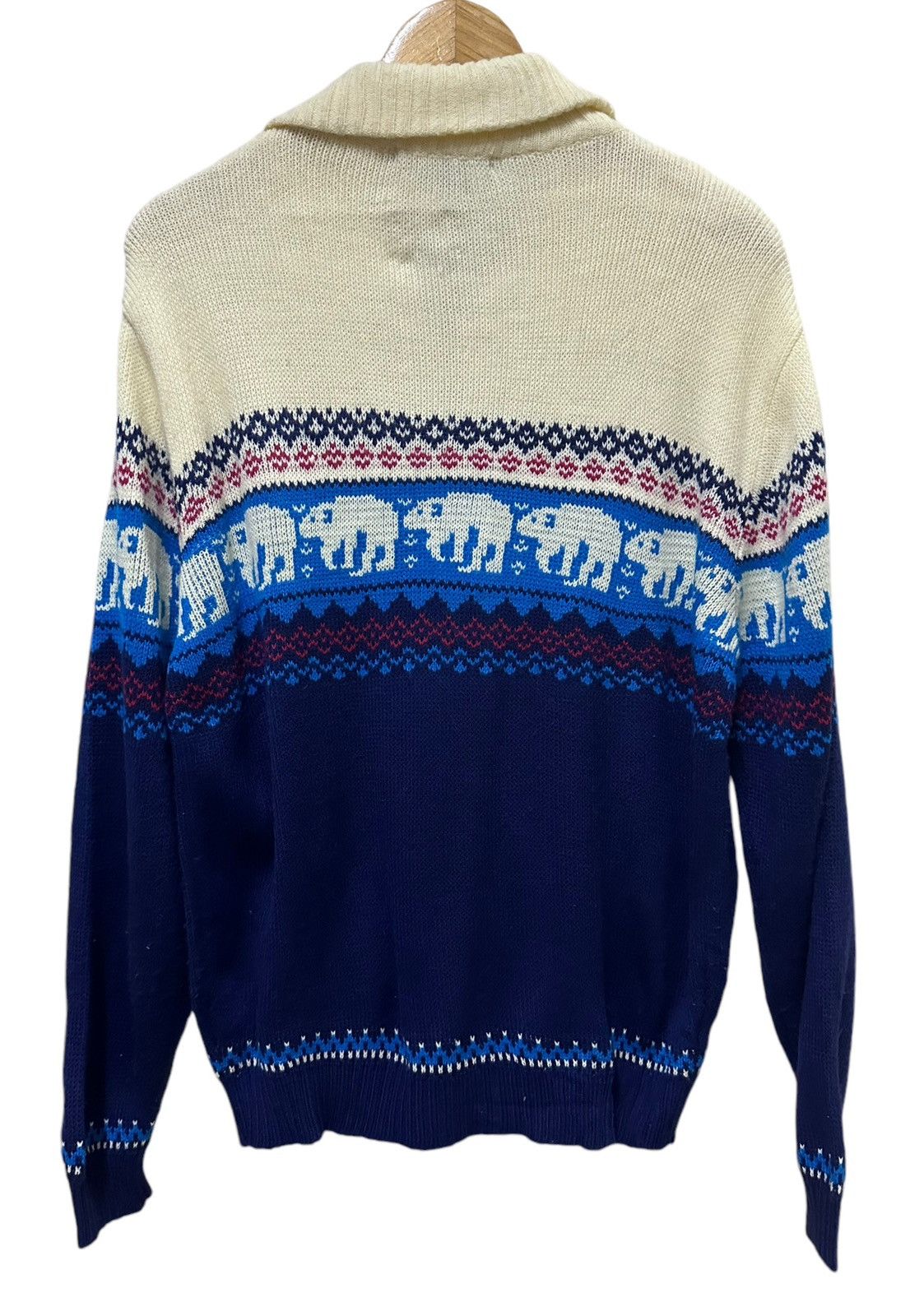 Hysteric Glamour × Japanese Brand × Yoshiyuki Konishi Japan Mukokuseri Elephant Motive Knitwear Zipper Size US M / EU 48-50 / 2 - 2 Thumbnail