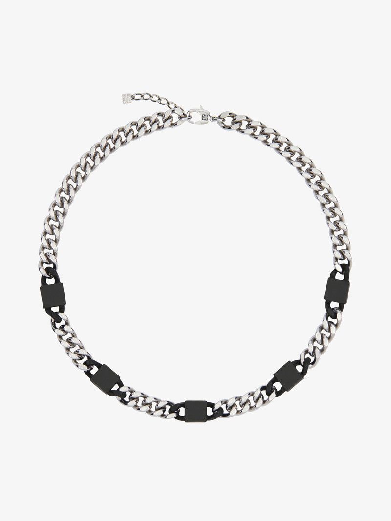 Givenchy o1n1vont0326 Size:OS/4g Short Necklace in Silver Size ONE SIZE - 2 Thumbnail
