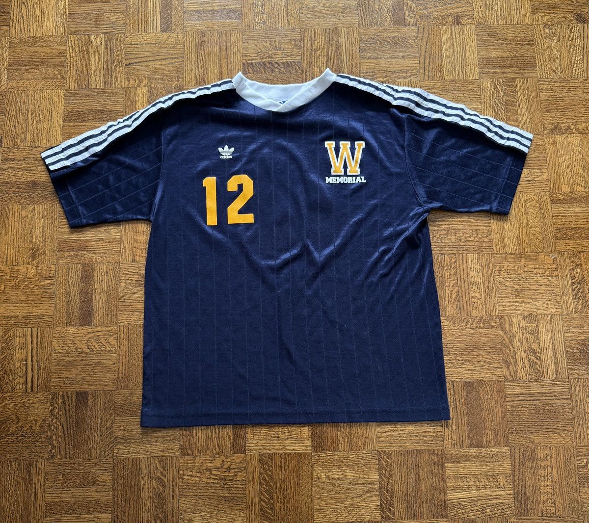 Adidas Vintage 90s Adidas Soccer Jersey Size US XL / EU 56 / 4 - 1 Thumbnail