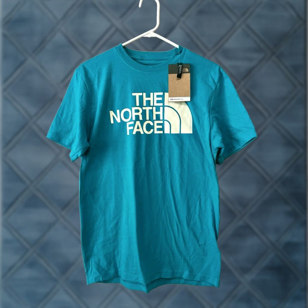 The North Face The North Face Mens Short Sleeve Half Dome Tee Size Small Alkaline Blue Shirt Mens S Blue The North Face Half Dome T-Shirt 2020s Size US 29 - 1 Thumbnail