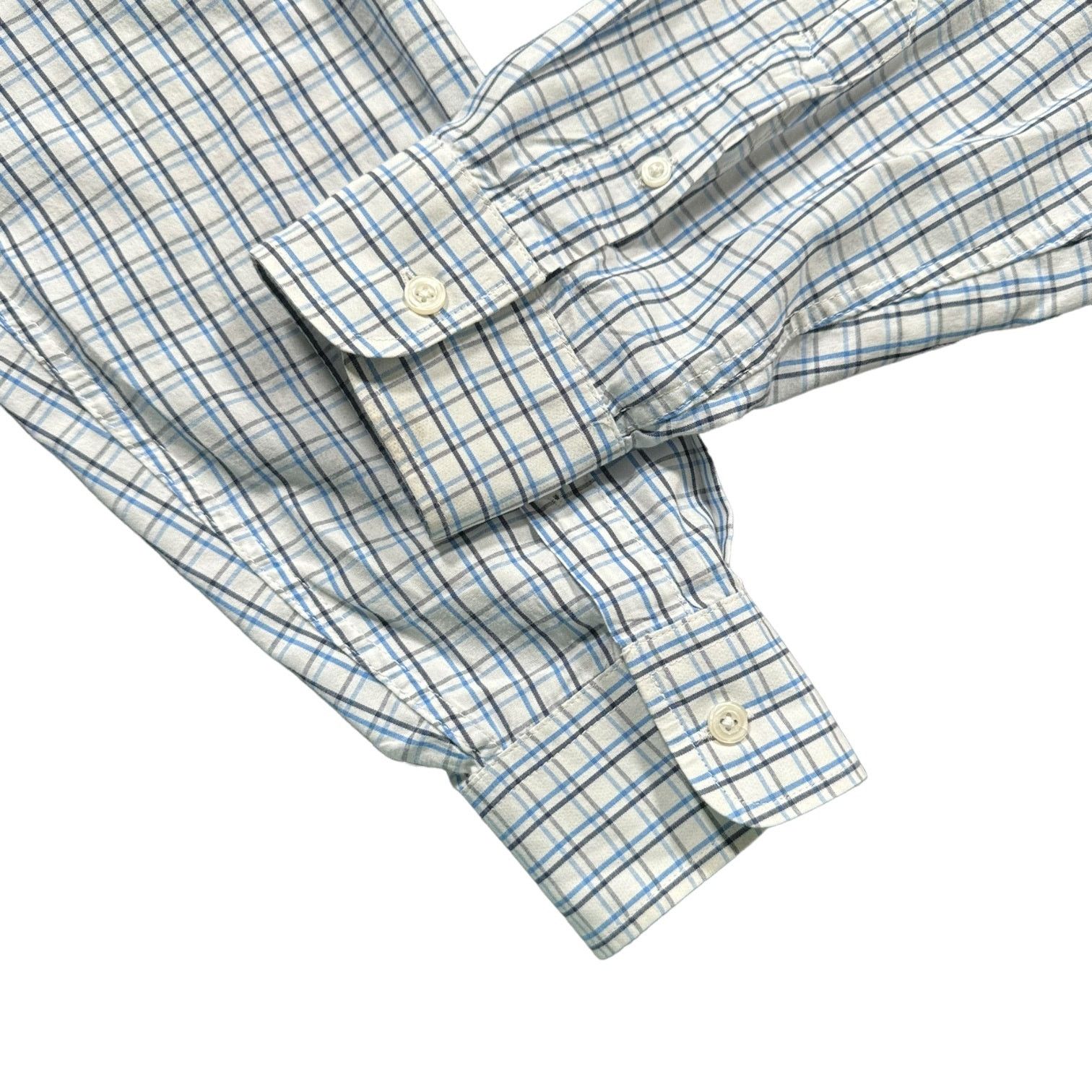 Dockers Dockers Dress Shirt White with Blue Plaid Long Sleeve Large Size US L / EU 52-54 / 3 - 5 Thumbnail