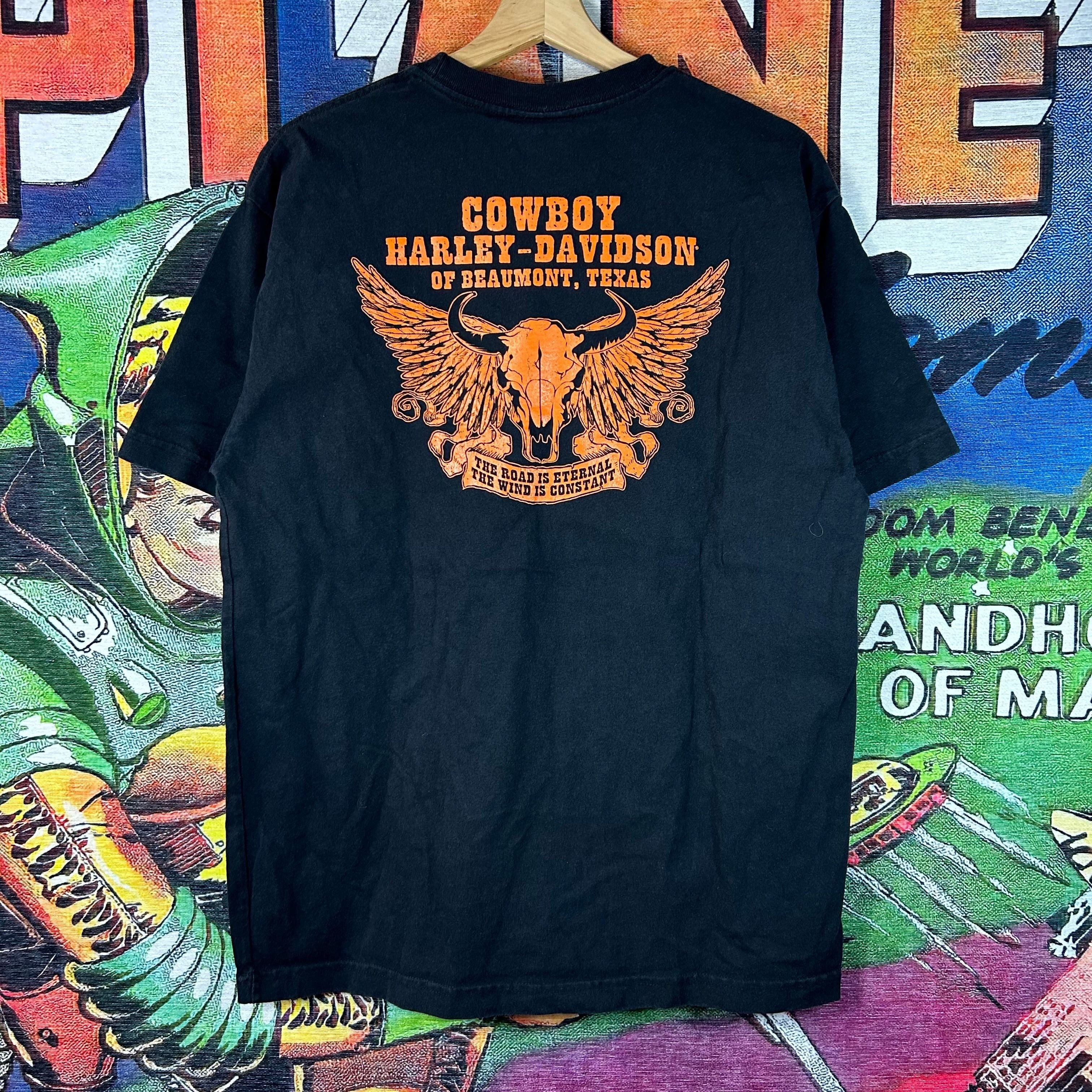 Harley Davidson Y2K Harley Davidson Beaumont Texas Tee Size Large Size US L / EU 52-54 / 3 - 2 Thumbnail
