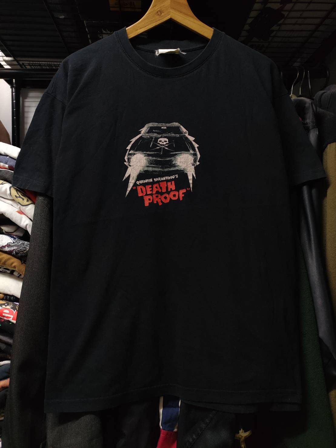 Vintage Vtg 00's Quentin Tarantino " Death Proof " Movie Promo Size US L / EU 52-54 / 3 - 3 Thumbnail