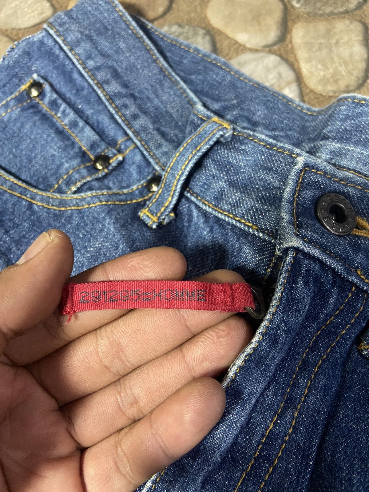 Hysteric Glamour × Japanese Brand 💥 RARE 💥 201295 home DITSETRESSED denim pants Size US 28 / EU 44 - 8 Thumbnail