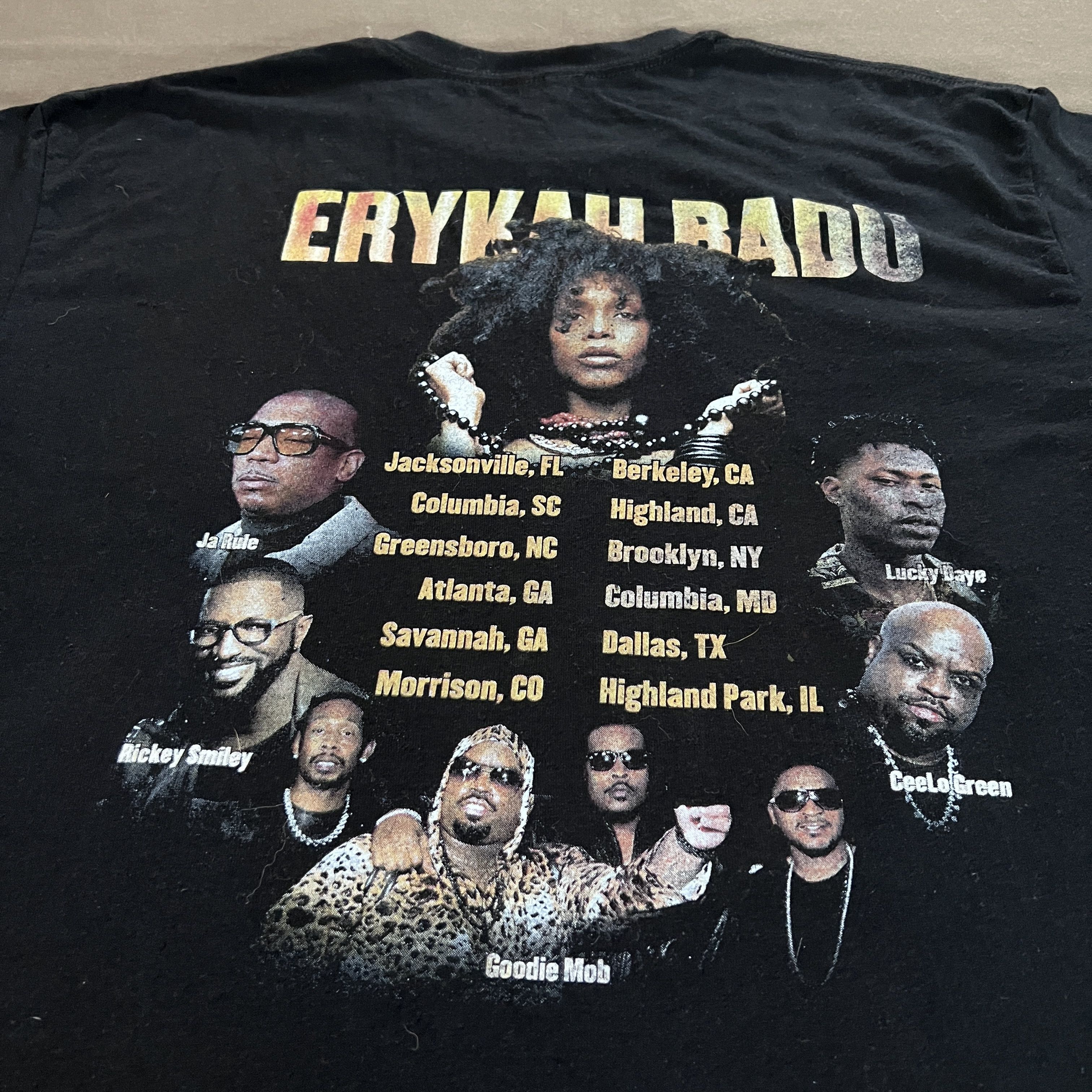 Band Tees × Rap Tees Erykah Badu Tour Promo Tee Size US L / EU 52-54 / 3 - 5 Thumbnail