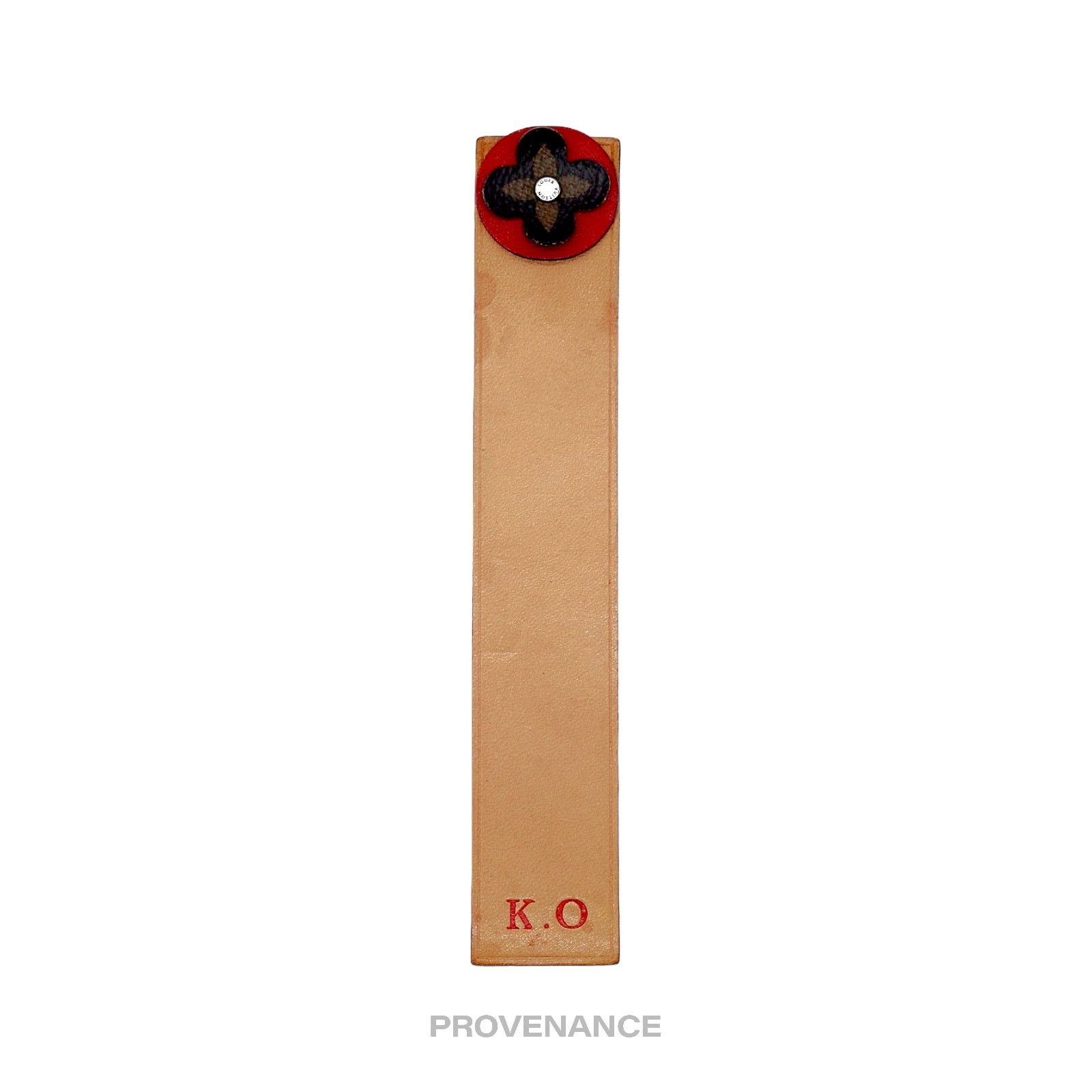 Louis Vuitton 🔴 Louis Vuitton Bookmark - Monogram Flower VVN/RED Size ONE SIZE - 1 Thumbnail
