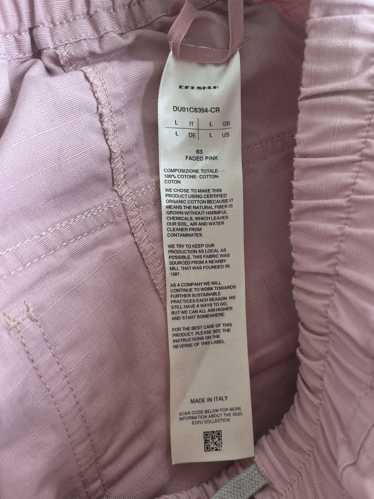 Rick Owens Drkshdw Rick owens drkshdw creatch faded pink wide Size US 38 / EU 54 - 4 Thumbnail