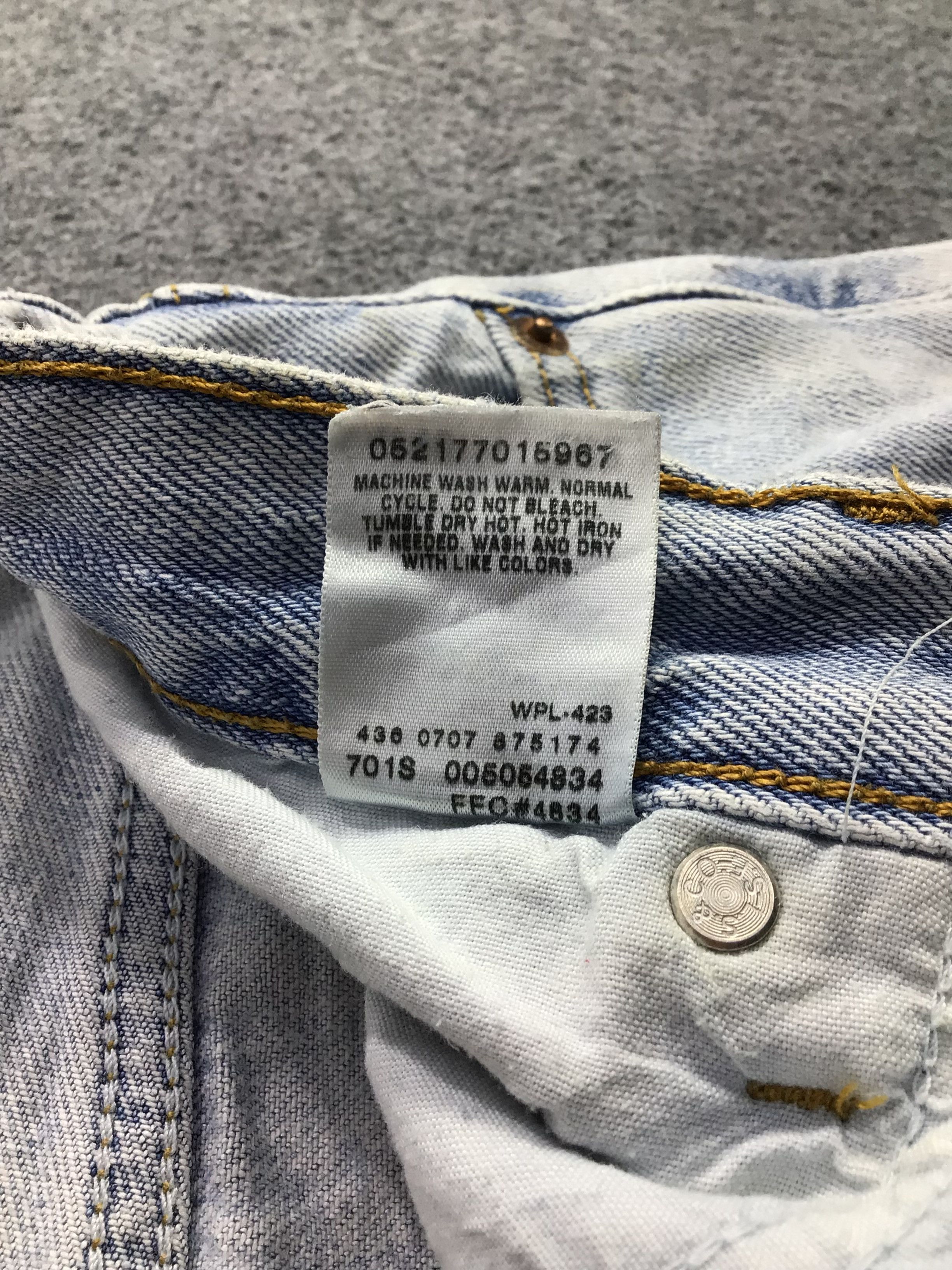 Levi's Vintage Levis 505 Jeans -J849 Size US 38 / EU 54 - 11 Thumbnail