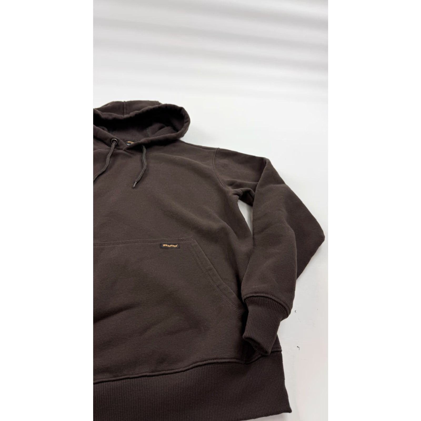 KangaROOS BRAHMA Hoodie Mens Small Brown Pullover Fleece Kangaroo Pocket Patch Sweatshirt Size US S / EU 44-46 / 1 - 2 Thumbnail
