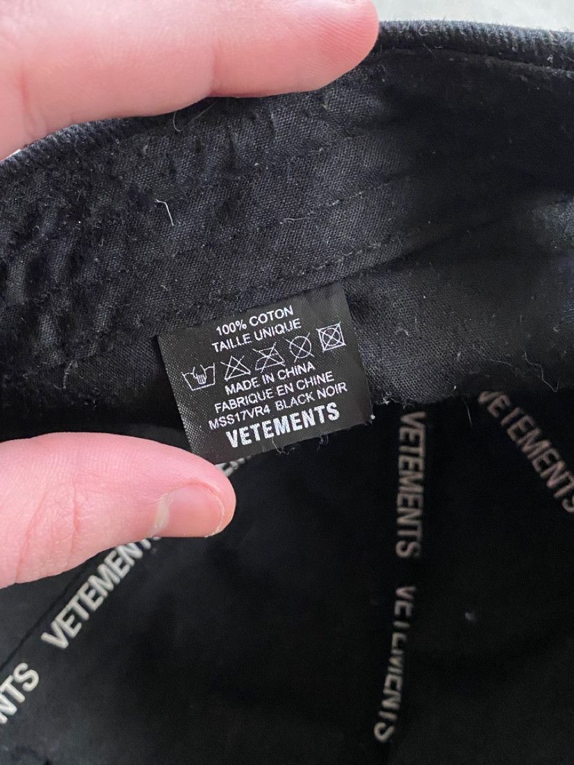 Vetements SS17 Galeries lafayette cap Size ONE SIZE - 3 Thumbnail