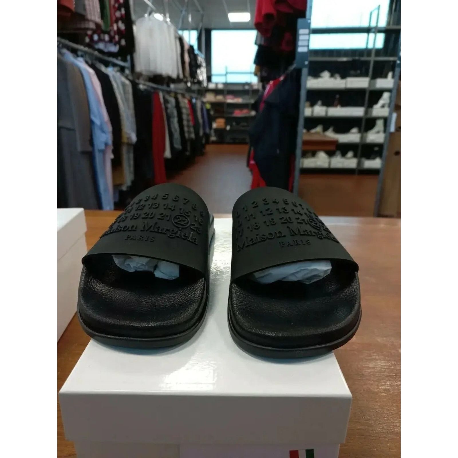 Maison Margiela o1rshd1 Slipper S57WX0024 in Nero Size US 10 / EU 43 - 4 Thumbnail