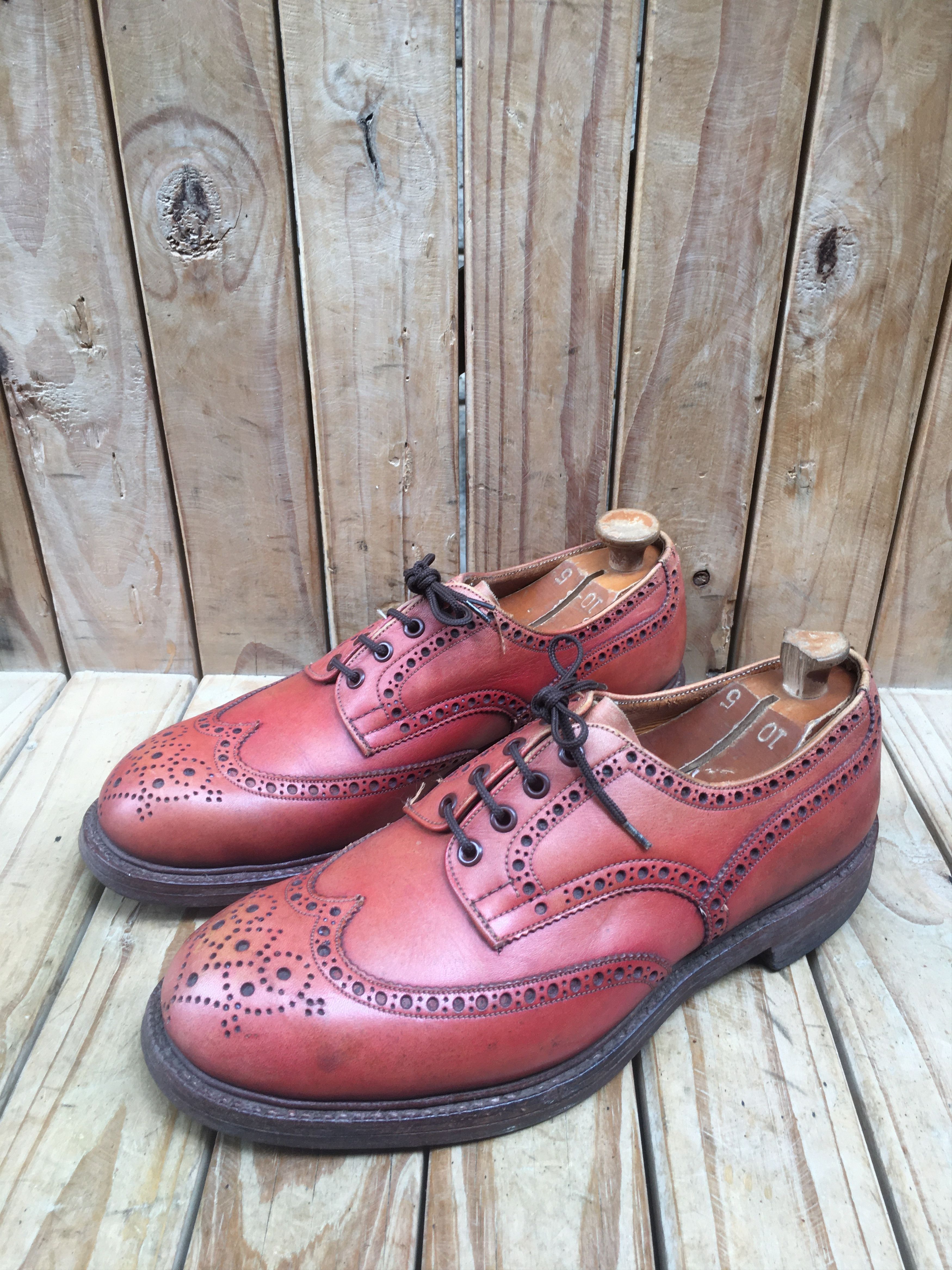 Tricker's Tricker’s bourton brown wingtip shoes UK 9.5 Size US 10.5 / EU 43-44 - 4 Thumbnail