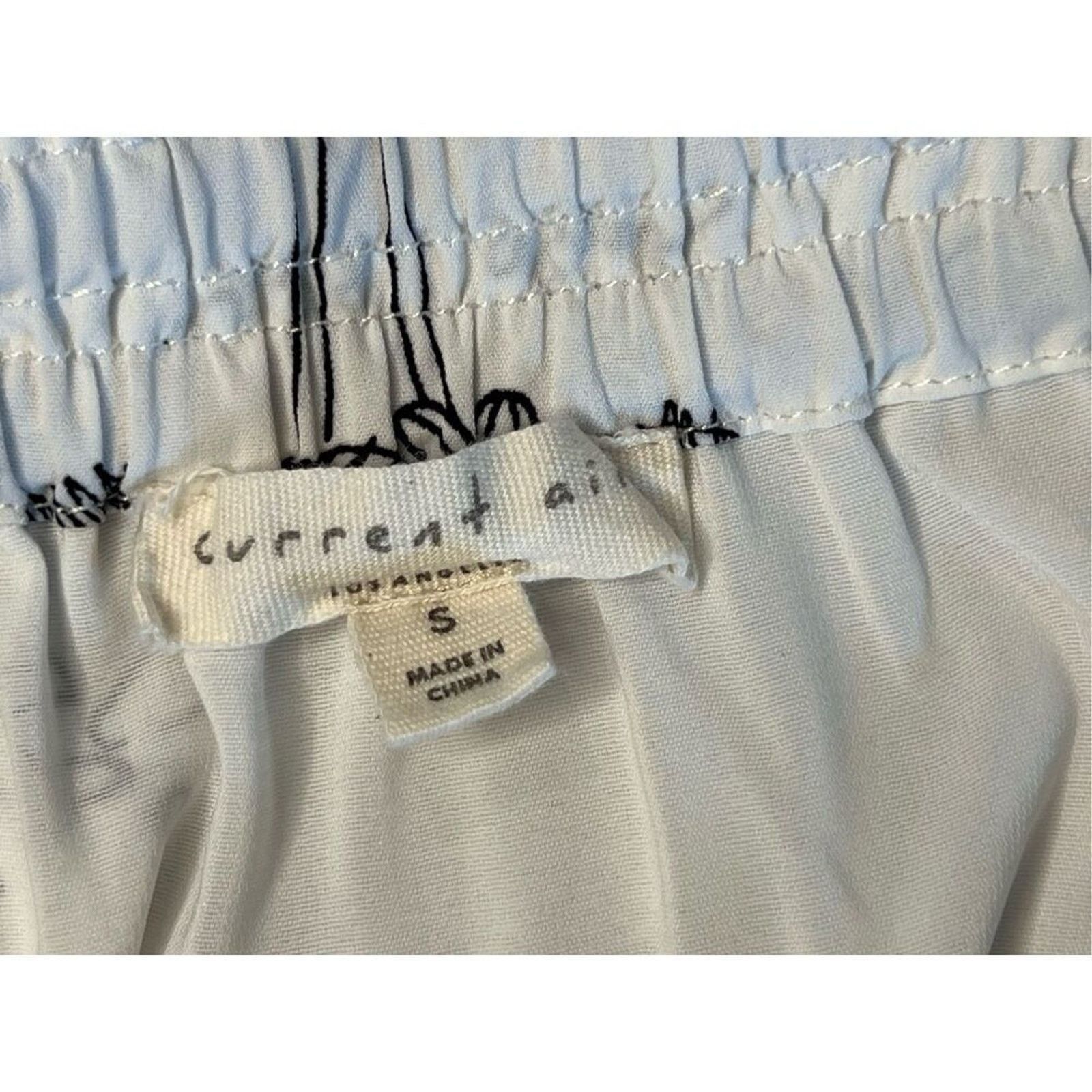 Current Air Current Air White Tie Front Skirt Coverup Island SMALL Size 27" / US 4 / IT 40 - 3 Thumbnail