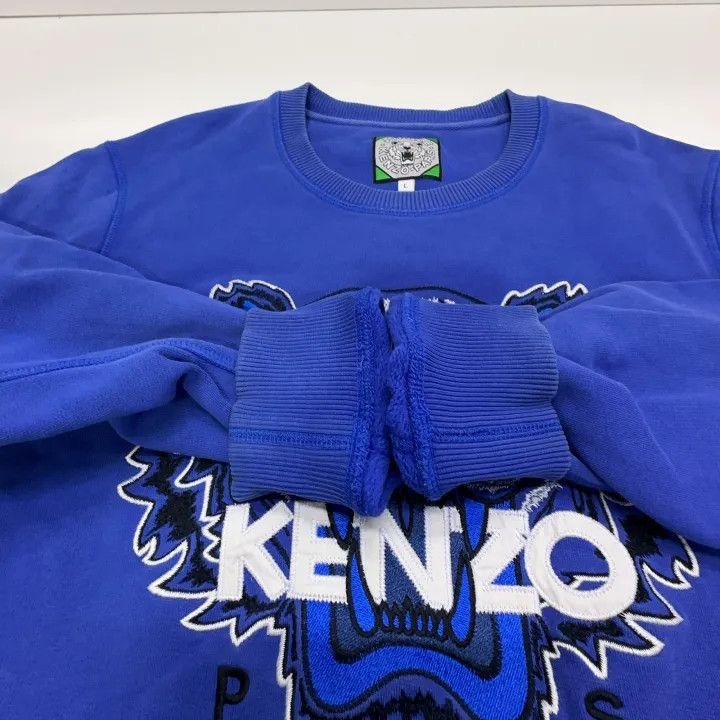 Kenzo Kenzo Blue Tiger Graphic Sweatshirt -2507 Size US L / EU 52-54 / 3 - 4 Thumbnail