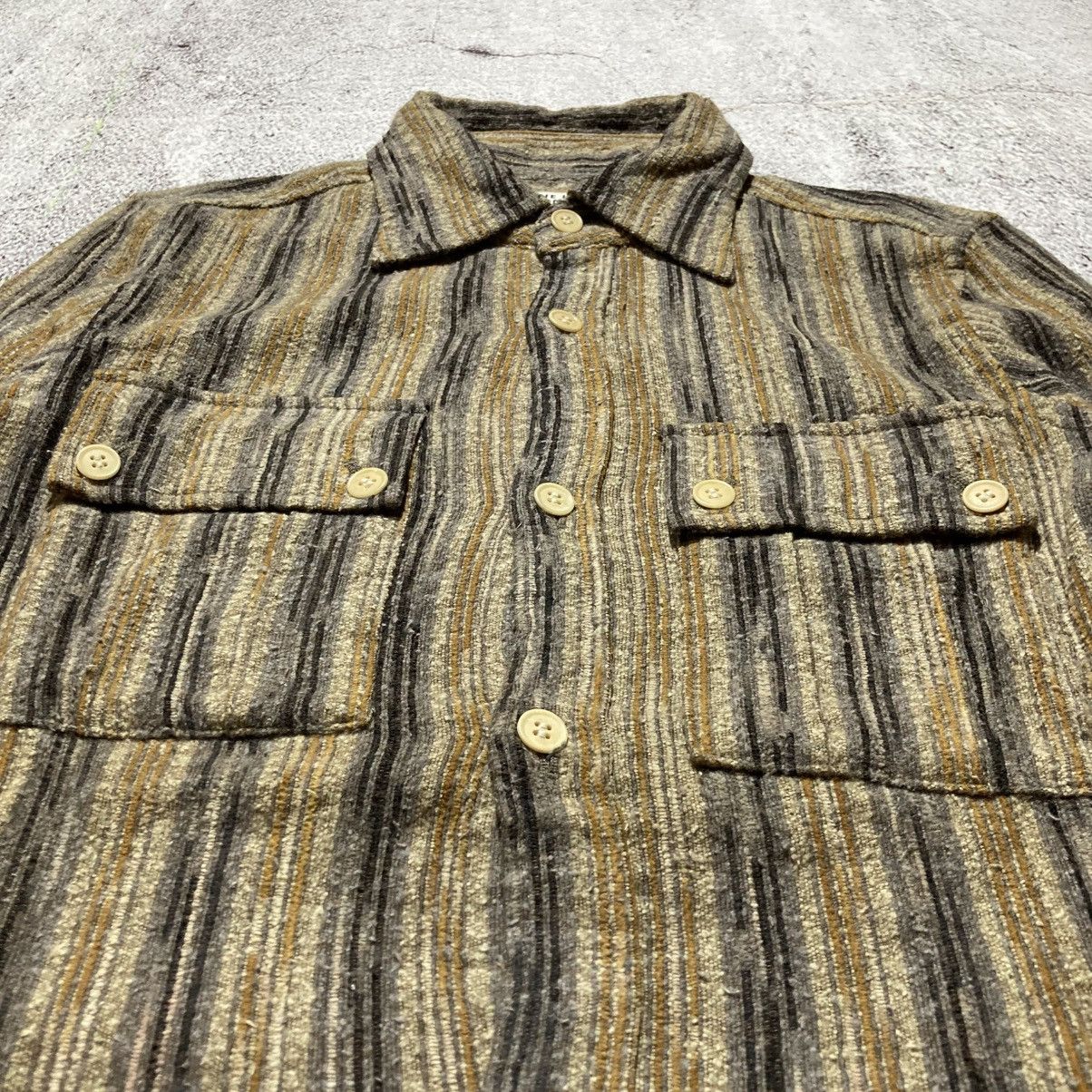 Japanese Brand 🇯🇵 Vintage Katharine Hamnett London Texture Shirt Luxury Size US M / EU 48-50 / 2 - 11 Thumbnail