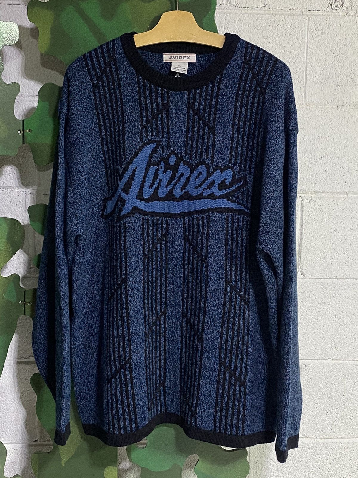 Avirex × Vintage Avirex knit sweater 90s era (sz XL) | Grailed