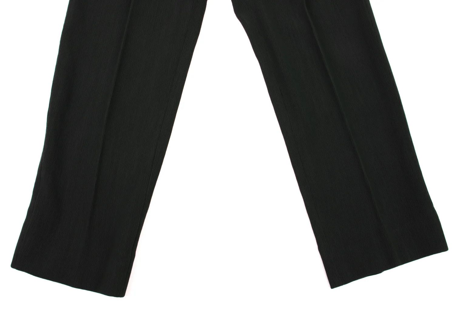 Issey Miyake Wool Two-Tuck Ribbed Pants in Deep Green XL Size US 38 / EU 54 - 8 Thumbnail