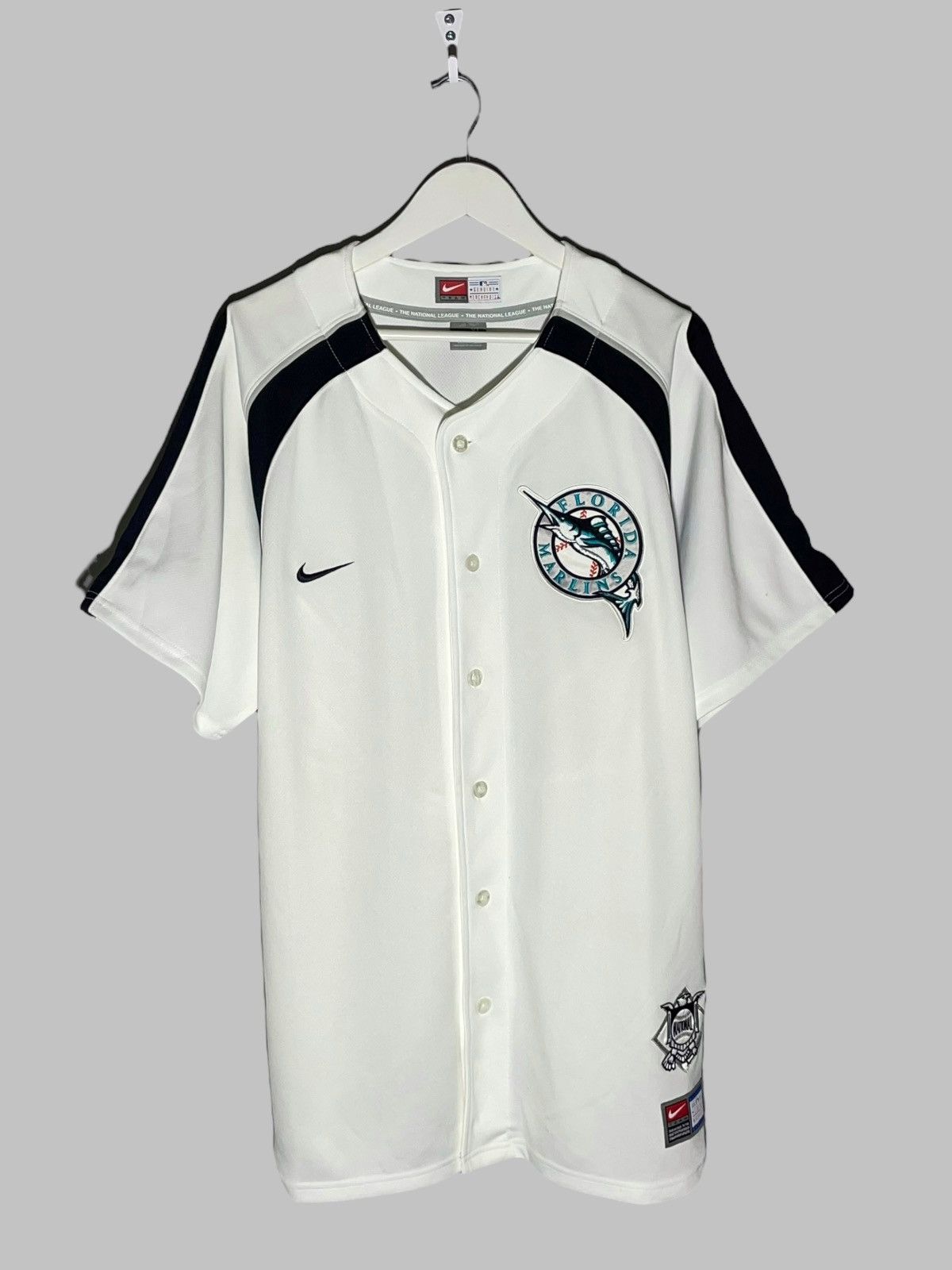 Nike × Vintage Florida Marlins MLB Baseball Vintage Nike Y2k Button Shirt Size US XL / EU 56 / 4 - 1 Thumbnail