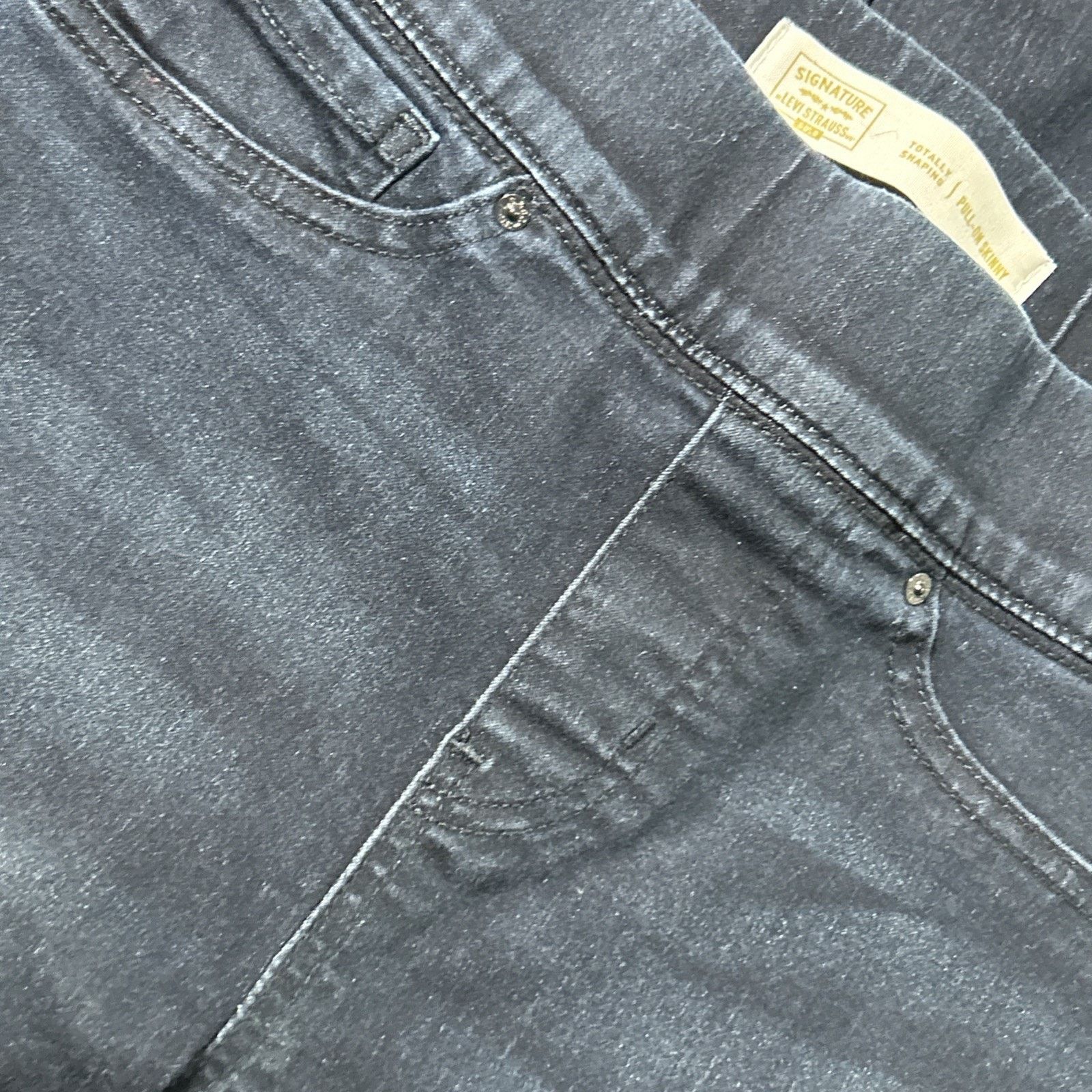 Levi's Levis Pull ON Slim Straight Jeans Womens 10 30x30 Skinny Size 32" / US 10 / IT 46 - 7 Thumbnail