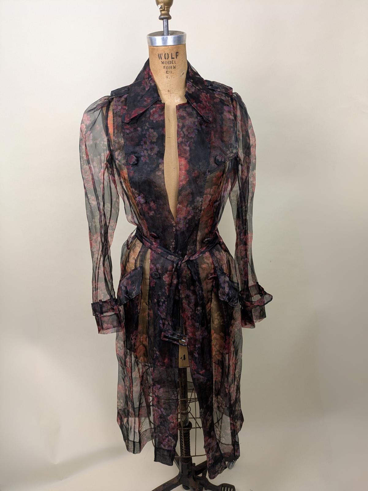 Other 2018 spring RTW Jill stuart sheer floral trench Size M / US 6-8 / IT 42-44 - 1 Thumbnail