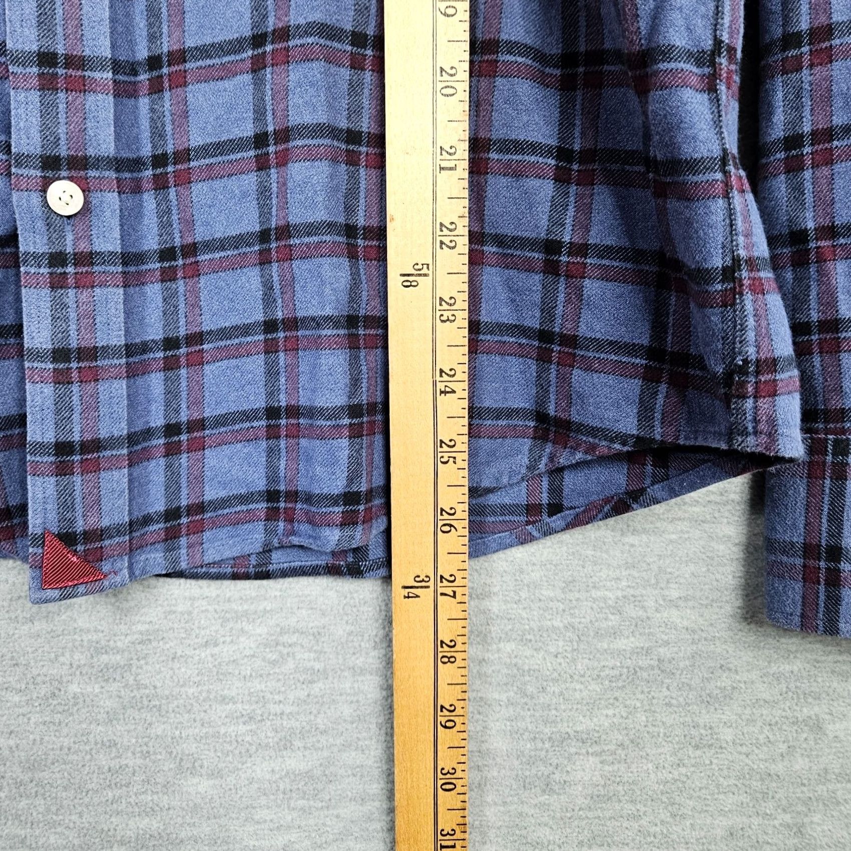 UNTUCKit UNTUCKit Scavino Men's Button Up Plaid Check Flannel Solid Cotton Shirt M Multicolor Casual Button-Up Shirts Mens Size US M / EU 48-50 / 2 - 8 Thumbnail