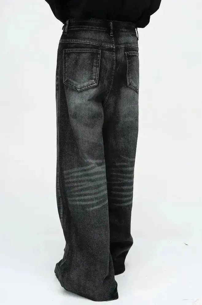 Japanese Brand Streetwear Straight Tube Wide Leg y2k Jeans Pants Size US 32 / EU 48 - 3 Thumbnail
