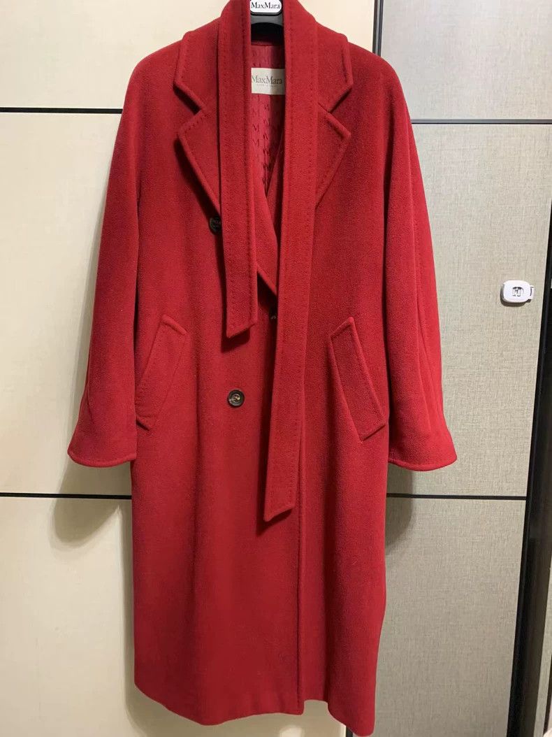 Max Mara Max Mara 101801 coat, classic red Size S / US 4 / IT 40 - 2 Thumbnail