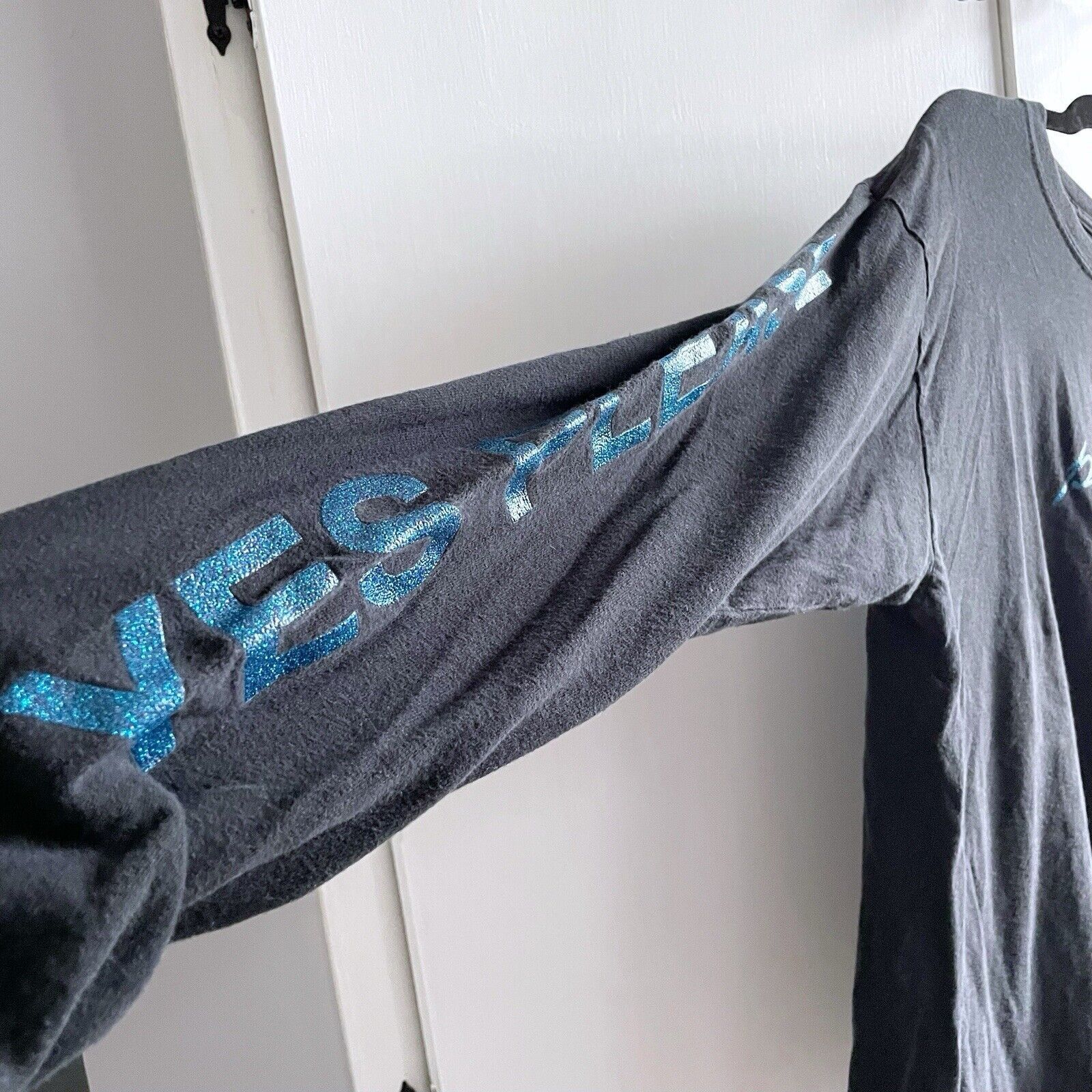 POLITE WORLDWIDE Polite Worldwide Large Black Long Sleeve T-Shirt Blue Please Size US L / EU 52-54 / 3 - 3 Thumbnail