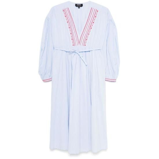 A.P.C. A.P.C. Women Dresses COHHH F35203 IAB BLUE Size XS / US 0-2 / IT 36-38 - 1 Thumbnail