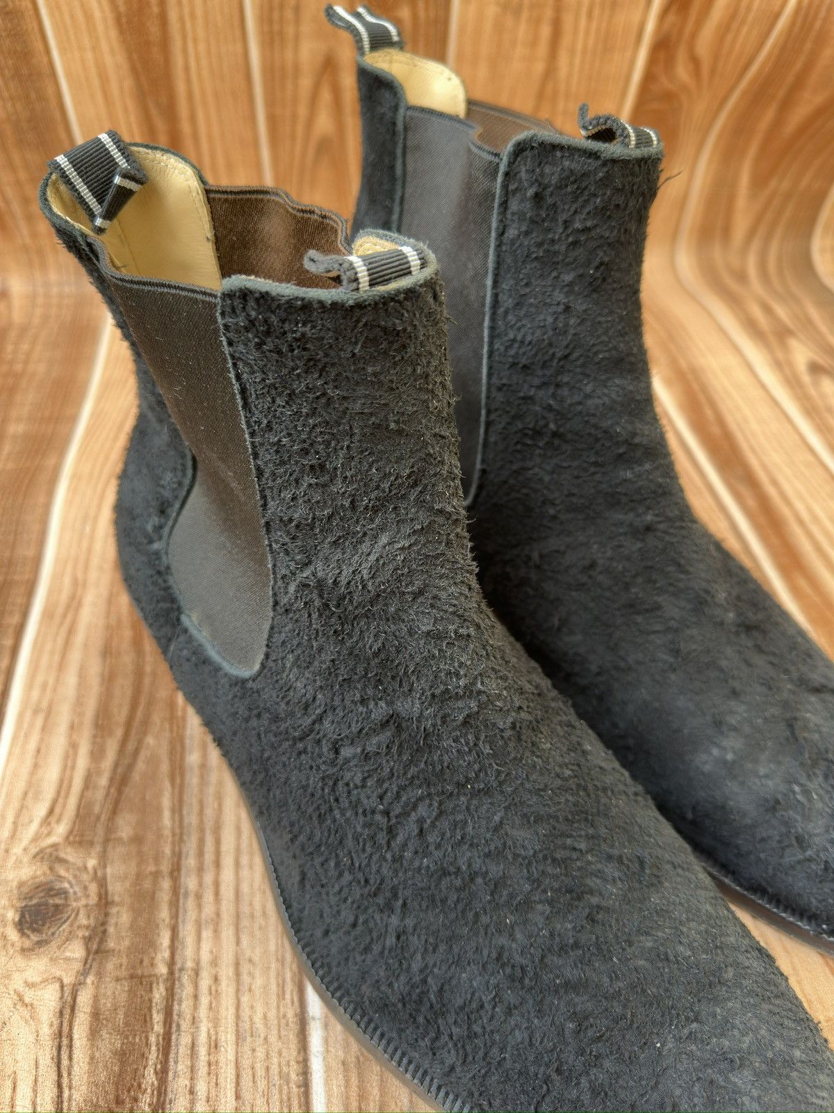 Helmut Lang Helmut Lang 2000’s Cuban Heel Boots in Roughed out Suede Size US 8.5 / EU 41-42 - 11 Thumbnail