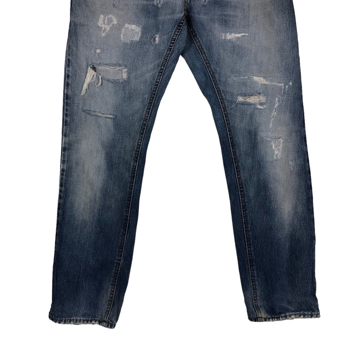 Dolce & Gabbana 🔥Loose Cut Distressed Punk Design Constructed Jeans D&G Size US 34 / EU 50 - 5 Thumbnail