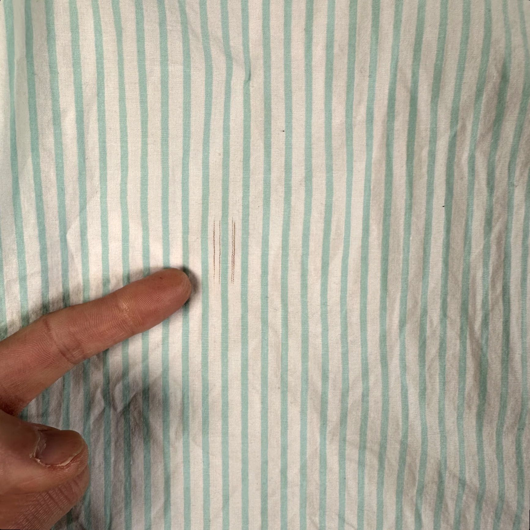Southern Tide Southern Tide Shirt Mens Small White Green Striped Button Up Performance Stretch Size US S / EU 44-46 / 1 - 3 Thumbnail