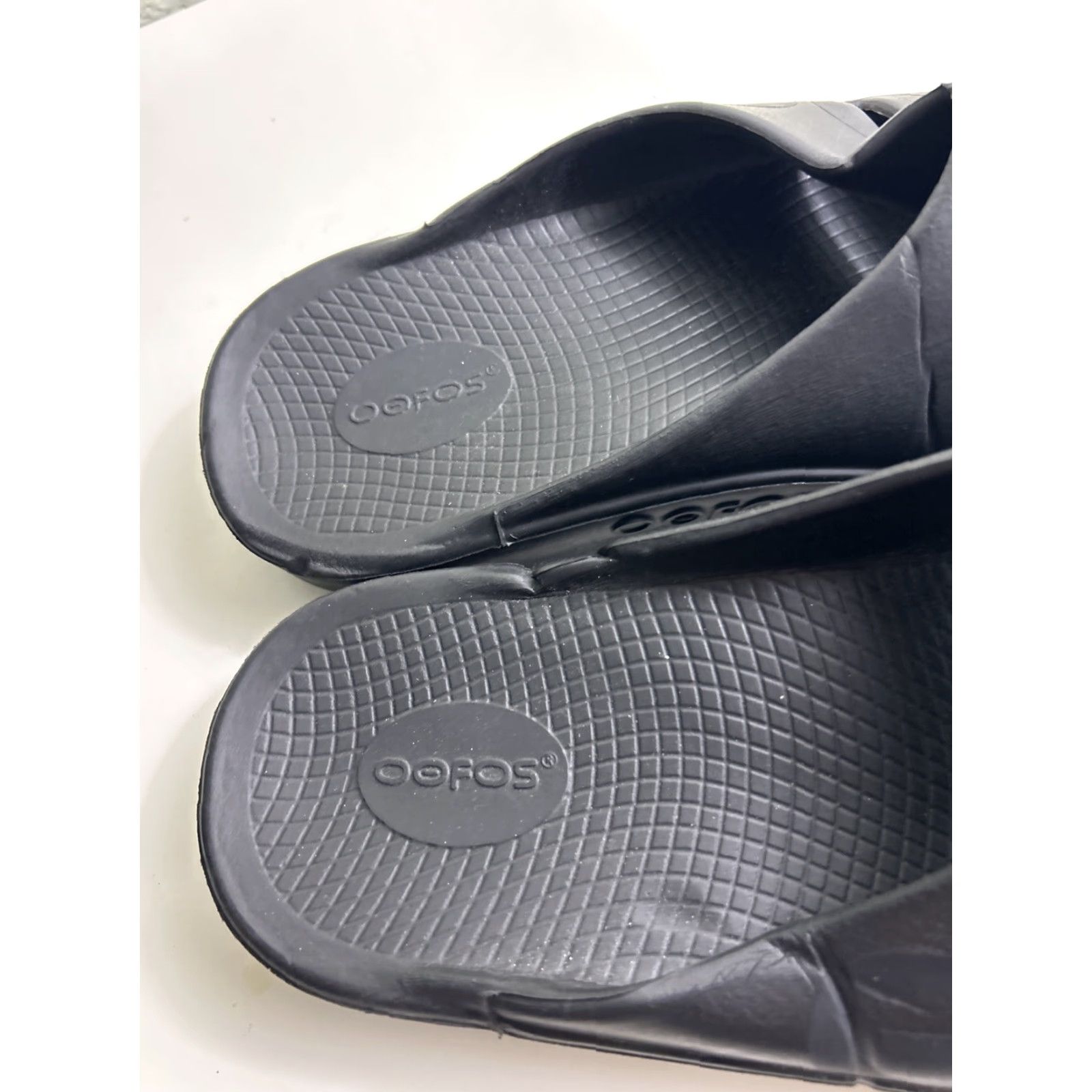 Vintage OOFOS Ooahh Sport Recovery Slide Sandals Men’s 11 Women’s 13 Black Size US 11 / IT 41 - 5 Thumbnail